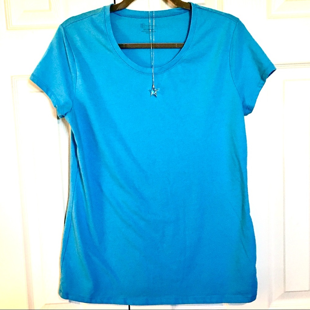 Bright Turquoise Blue Top